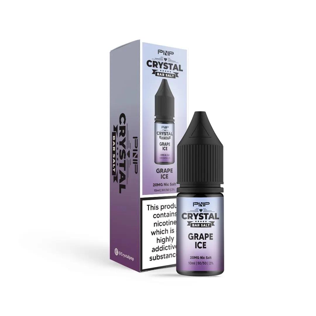 Product Image of Grape Ice Nic Salt E-liquid by PNP Crystal Bar Nic Salt 10ml